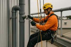 industrial abseiling plumbing